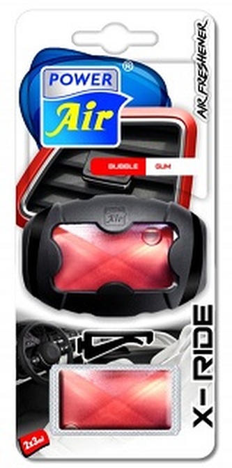 POWER Air - membránový osvěžovač do ventilátoru X-RIDE Bubble Gum