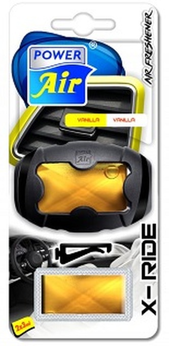 POWER Air - membránový osvěžovač do ventilátoru X-RIDE Vanilla