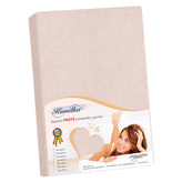 Prostěradlo froté - pudrová růžová - 140x200 cm