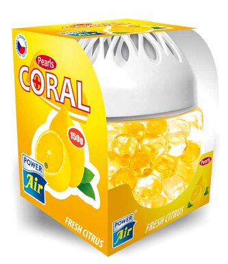 POWER Air - domácí osvěžovač CORAL PEARLS PLUS Fresh Citrus - 150ml