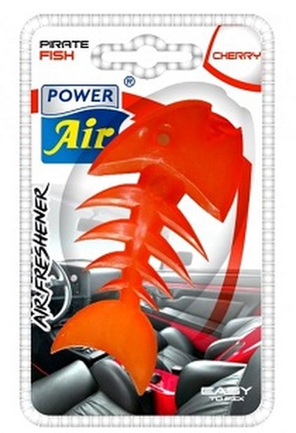 POWER Air - plastový osvěžovač vzduchu PIRATE FISH Cherry