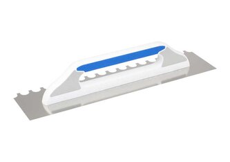 KUBALA - hladítko nerezové 480x130mm zub půlkulatý - trojsložková rukojeť