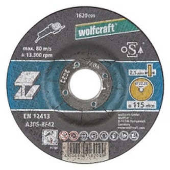 WOLFCRAFT - Kotouč řezací na kov 115mm
