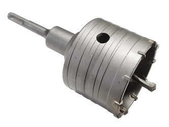 Příklepová vrtací korunka, průměr 75mm se stopkou 110mm SDS+