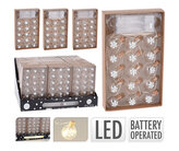 osvětlení ŽÁROVKA 2,5cm, 1,5m, 15LED, sklo