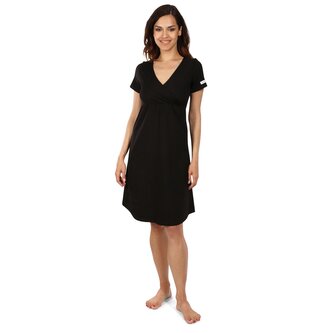 Moniel košilka/šaty kojící All Black černá XL