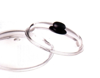 poklice d20cm sklo, vč. NR úchytu do 250°C, vhodné na BAF