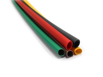Bužírka smršťovací polyetylen 1m 6,4/3,2mm - červená