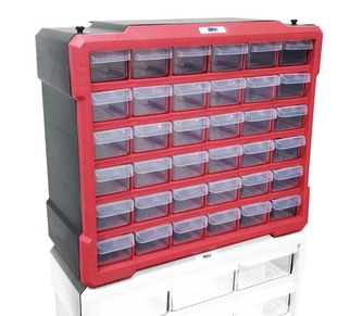 Skříňka plastová 36 šuplíků