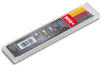 SOLA - SC TLM2 - barevná tuha s voskem, 2x červená, 2x žlutá, 2x šedá