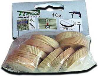 PINIE - Smrkové suky 40x7mm - 8 ks