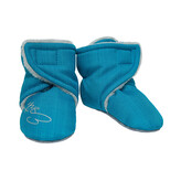 Capáčky barefoot Softshell Lamb Petrol; Barva: petrolejová; Velikost: 2 - délka stélky: 12 cm