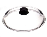 poklice d32cm sklo, vč.plast. úchytu do 250°C, vhodné na BAF