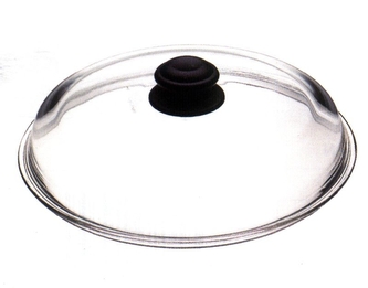 poklice d32cm sklo, vč.plast. úchytu do 250°C, vhodné na BAF