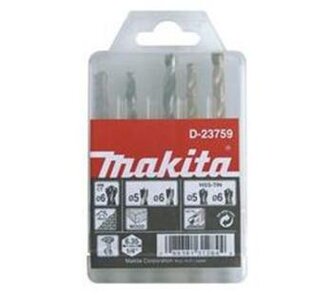MAKITA - Sada vrtáků šestihran 1/4" - 5 ks