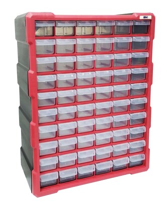 Skříňka plastová 60 šuplíků