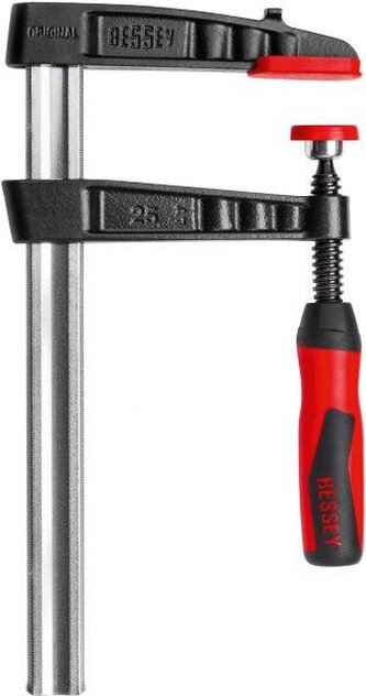 BESSEY - svěrka šroubová z temperované slitiny 2K rukojeť TG25-2K 250x120mm