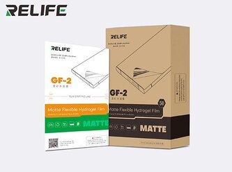 RELIFE GF-2 Matná Ohebná Hydrogelová Folie pro Smartphony Pack 50 kusů
