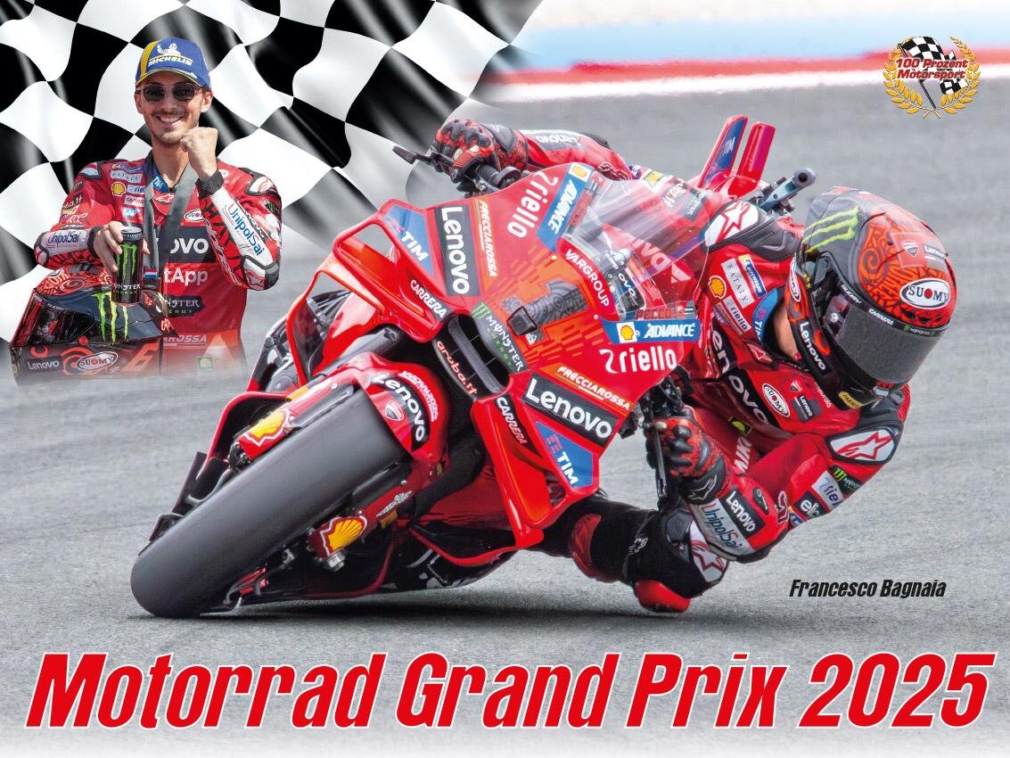 Motorrad Grand Prix Kalender 2025 Pommer, Frank Megaknihy.cz