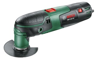 BOSCH PMF 220 CE multifunkční nářadí, 220 W, 15.000 – 20.000 ot/min, úhel oscilace 2,8 °