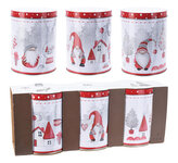 dóza plechová obdél. 22x16,2x9,1cm VÁNOČNÍ