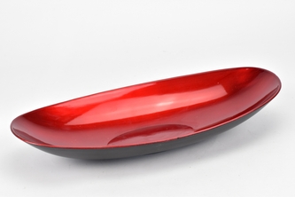 Plastový talíř červený 30x15x5 cm