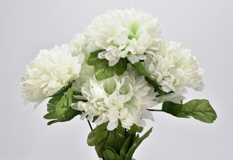 Kytice chryzantém světle zelená 44 cm