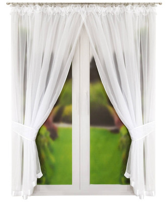 Dekorační dlouhá záclona SANDRA bílá 400x250 cm MyBestHome
