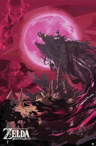 Plakát, Obraz - The Legend of Zelda - Breath of the Wild, 61 × 91.5 cm