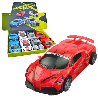 Sportovní auto na setrvačník