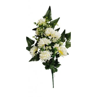 Chryzantéma kytice smuteční větší krémová  H347/krém
