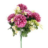 Chryzantéma kytice s kopretinou vínová  X200/víno