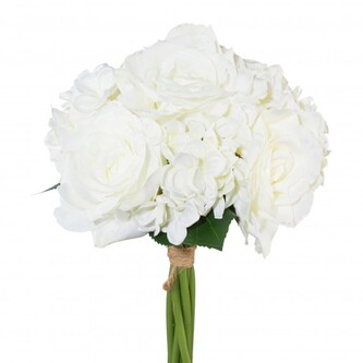 Růže pugét bílá  3018245-40