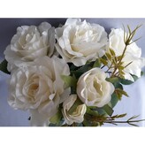 Růže kytice, 3 barvy, Barva krémová  J241