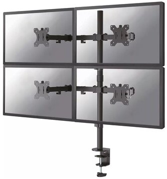 Neomounts FPMA-D550D4BLACK / Flat Screen Desk Mount (clamp/grommet) / Black Neomounts FPMA-D550D4BLACK / Flat Screen Desk Mount (clamp/grommet) / Black