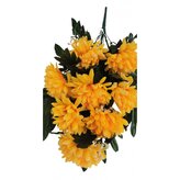 Chryzantéma kytice smuteční žlutobílá  H220/žl.bí.