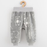 Kojenecké Wellsoft zimní tepláčky New Baby Winter times - velikost 74 (6-9m)