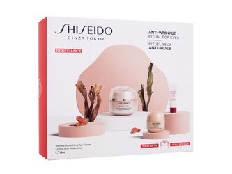 Shiseido Benefiance oční krém BENEFIANCE Wrinkle Smoothing Eye Cream 15 ml + pleťové sérum ULTIMUNE Power Infusing Concentrate 5 ml + pleťový krém BENEFIANCE Wrinkle Smoothing Cream 15 ml