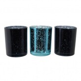 AA Svícínek vánoční modrá, 3 ks  972501-90