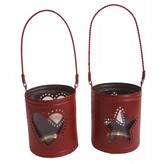 AA Svícen plechový se sklem, 2 ks  361251009402