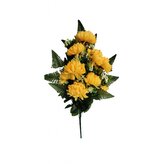 Chryzantéma kytice smuteční větší světle žlutá  H347/sv.žl.