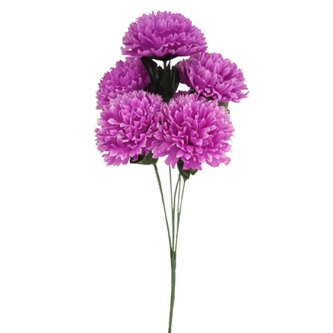 Chryzantéma svazek fialová  AB007/fi.