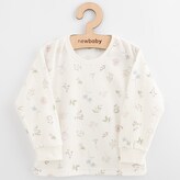 Dětské bavlněné tričko s dlouhým rukávem New Baby Kindergarten květinky - velikost 116 (5-6 let)