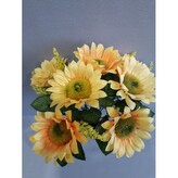 Slunečnice kytička, sv. žlutá, Barva žluto-oranžová  H266/sv. žlutá