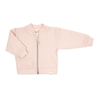 Svetr pro miminko Powder pink; Barva: růžová; Velikost: 56