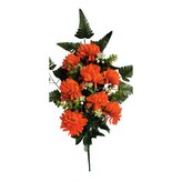 Chryzantéma kytice smuteční větší tmavě oranžová  H347/tm.or.