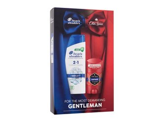 Head & Shoulders Gentleman šampon Classic Clean 2in1 330 ml + tuhý deodorant Old Spice Captain 50 ml