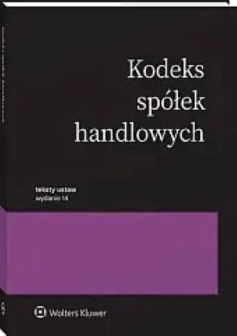 Kodeks spółek handlowych. Przepisy w.14