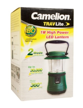 Camelion SL1011-GREEN 1 x 1W LED Lantern