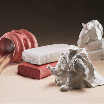 Carioca Déco bílá samotvrdnoucí modelovací hmota 250 g